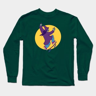 Witches skateboarding Long Sleeve T-Shirt